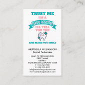 Cute DENTAL ASSISTANT Tell You The Truth 名刺 (正面)