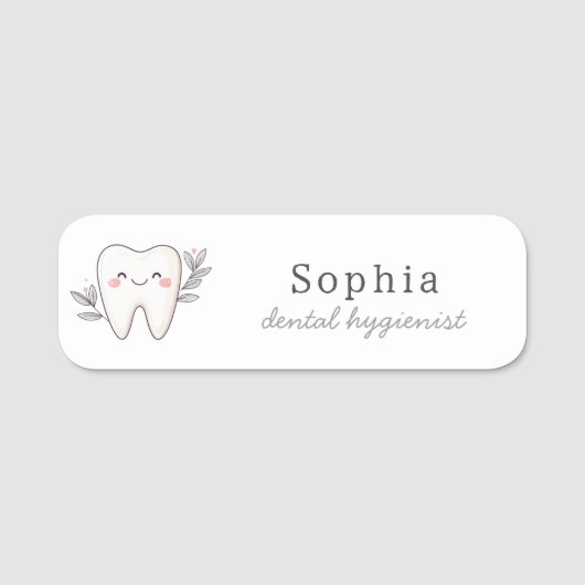Cute Dental Hygienist 名札 (正面)