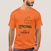Cute design: strong hands, soft heart tシャツ (正面)