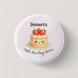 Cute Dessert Button Pin 缶バッジ