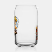 Cute Devil & Angel Valentine Day Love Design ガラス缶 (左)