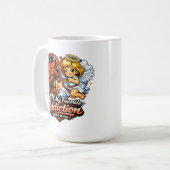 Cute Devil & Angel Valentine Day Love Design コーヒーマグカップ (正面左)