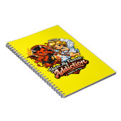 Cute Devil & Angel Valentine Day Love Design ノートブック (右側)