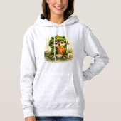 Cute Dino Otter Hoodie – Kawaii Animal Gift パーカ (正面)