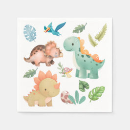 cute dinosaur  スタンダードカクテルナプキン