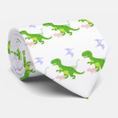 Cute Dinosaur ネクタイ (ロール)