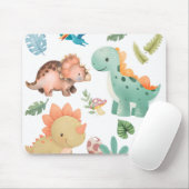 Cute dinosaur  マウスパッド (マウス)