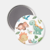 Cute dinosaur マグネット (正面/裏面)
