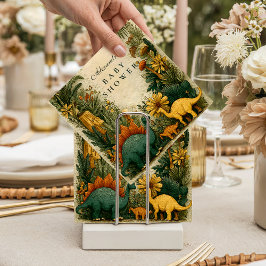 Cute Dinosaur Baby Shower スタンダードカクテルナプキン