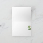 cute dinosaur baby shower thank you  サンキューカード (内部)