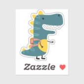 Cute Dinosaur Back to School Sticker シール (シート)