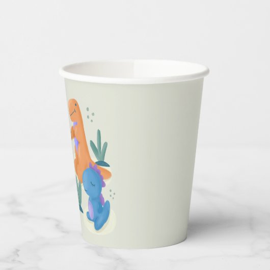 Cute Dinosaur Birthday Party Paper Cups 紙コップ (左)