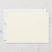 Cute Dinosaur Five-A-Saurus 5th Birthday Photo 招待状 (裏面)