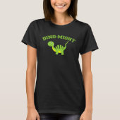 Cute Dinosaur Graphic Tees  Dino Might Tシャツ (正面)