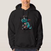 Cute dinosaur hoodie パーカ (正面)