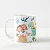 cute dinosaur kids コーヒーマグカップ (左)