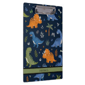 Cute Dinosaur Pattern Colorful  クリップボード (右)