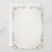 Cute Dinosaur Prehistoric Kids Birthday Party 招待状 (裏面)