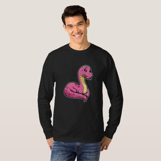 Cute Dinosaur Primeval Animal Apatosaurus Premium Tシャツ (正面フル)