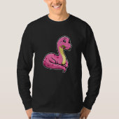 Cute Dinosaur Primeval Animal Apatosaurus Premium Tシャツ (正面)