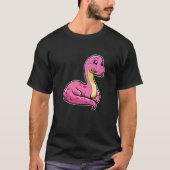 Cute Dinosaur Primeval Animal Apatosaurus Premium Tシャツ (正面)