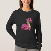 Cute Dinosaur Primeval Animal Apatosaurus Premium Tシャツ (正面)