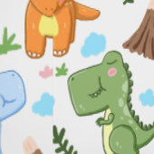 Cute Dinosaur Seamless Pattern for Your Kid Room 壁紙 (縫い目)
