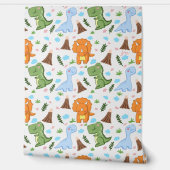 Cute Dinosaur Seamless Pattern for Your Kid Room 壁紙 (ほどく)