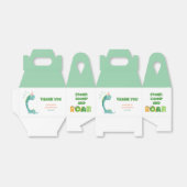 Cute Dinosaur Stomp Chomp Roar Birthday フェイバーボックス (折り畳みなし)