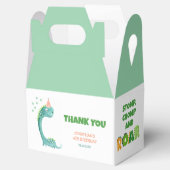 Cute Dinosaur Stomp Chomp Roar Birthday フェイバーボックス (オープン)