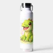 Cute Dinosaur Water Bottle ウォーターボトル (正面)