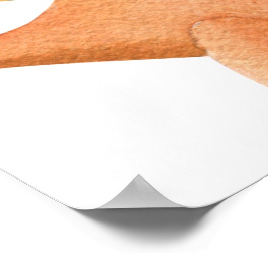 Cute Dinosaurs 1st Birthday Baby Shower Backdrop ポスター (角)