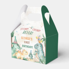 Cute Dinosaurs First Birthday Party フェイバーボックス