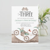 Cute Dirt Bike 3rd birthday -Cant catch me 招待状 (スタンド正面)