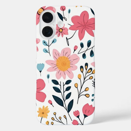 Cute Ditsy Spring Flower Case-Mate iPhoneケース (裏面)