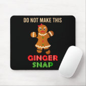 Cute Do Not Make This Ginger Snap For Gingers Or R マウスパッド (マウス)