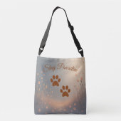 Cute Doberman Pinscher Tote Bag – Matching Pet Lov クロスボディバッグ (裏面)