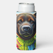 Cute dog スリム缶クーラー (Seltzer裏面)