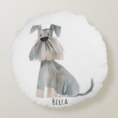 Cute Dog   ラウンドクッション (裏面)