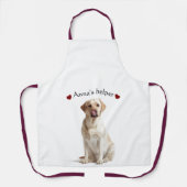 Cute Dog Apron | Custom Pet Apron for Dog Moms エプロン (正面)
