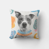 Cute Dog Blanket Design クッション (正面)