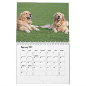 Cute Dog Calendar カレンダー (2月 2027)