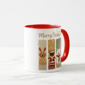 Cute Dog Christmas – Merry Woofmas マグカップ (正面右)