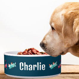 Cute Dog Fun Airplanes Funny Animal Fur Baby ボウル