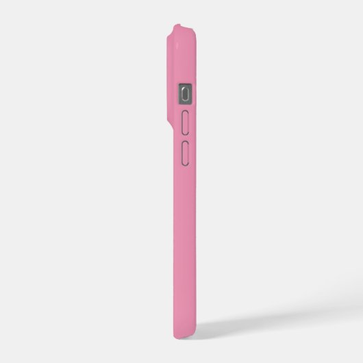 Cute Dog in pink  iPhoneケース (左側面)