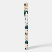 Cute Dog in Satin Bonnet Pattern Phone Case Case-Mate iPhoneケース (裏面 / 左)