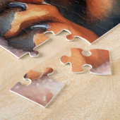 Cute Dog Jigsaw Puzzle — Christmas Gift ジグソーパズル (側面)