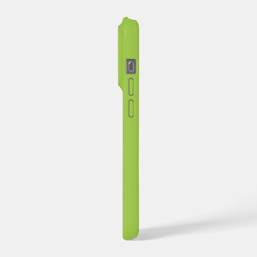 Cute Dog lime green iPhoneケース (左側面)