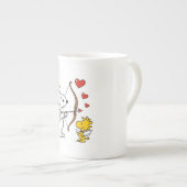 Cute Dog Love ボーンチャイナマグカップ (正面右)