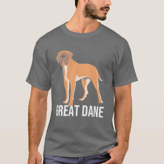 Cute Dog Lover Dog Mom And Dog Dad Great Dane gift Tシャツ